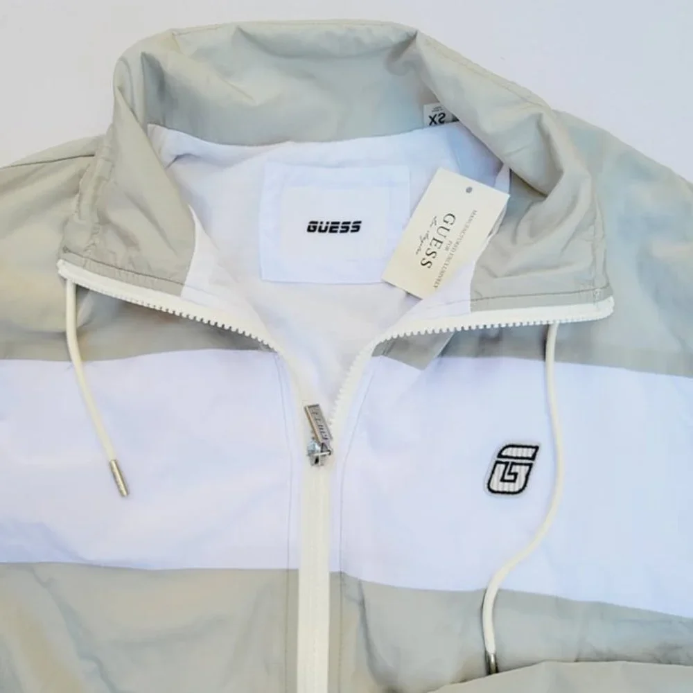 GUESS Men's Nowell Zip-Up Jacket sz L - Picture 6 of 8